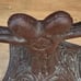 Antique Cast Iron Heart Two Arm Double Candelabra Candle Holder Heavy Rare