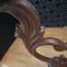 Antique Cast Iron Heart Two Arm Double Candelabra Candle Holder Heavy Rare