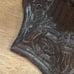 Antique Cast Iron Heart Two Arm Double Candelabra Candle Holder Heavy Rare