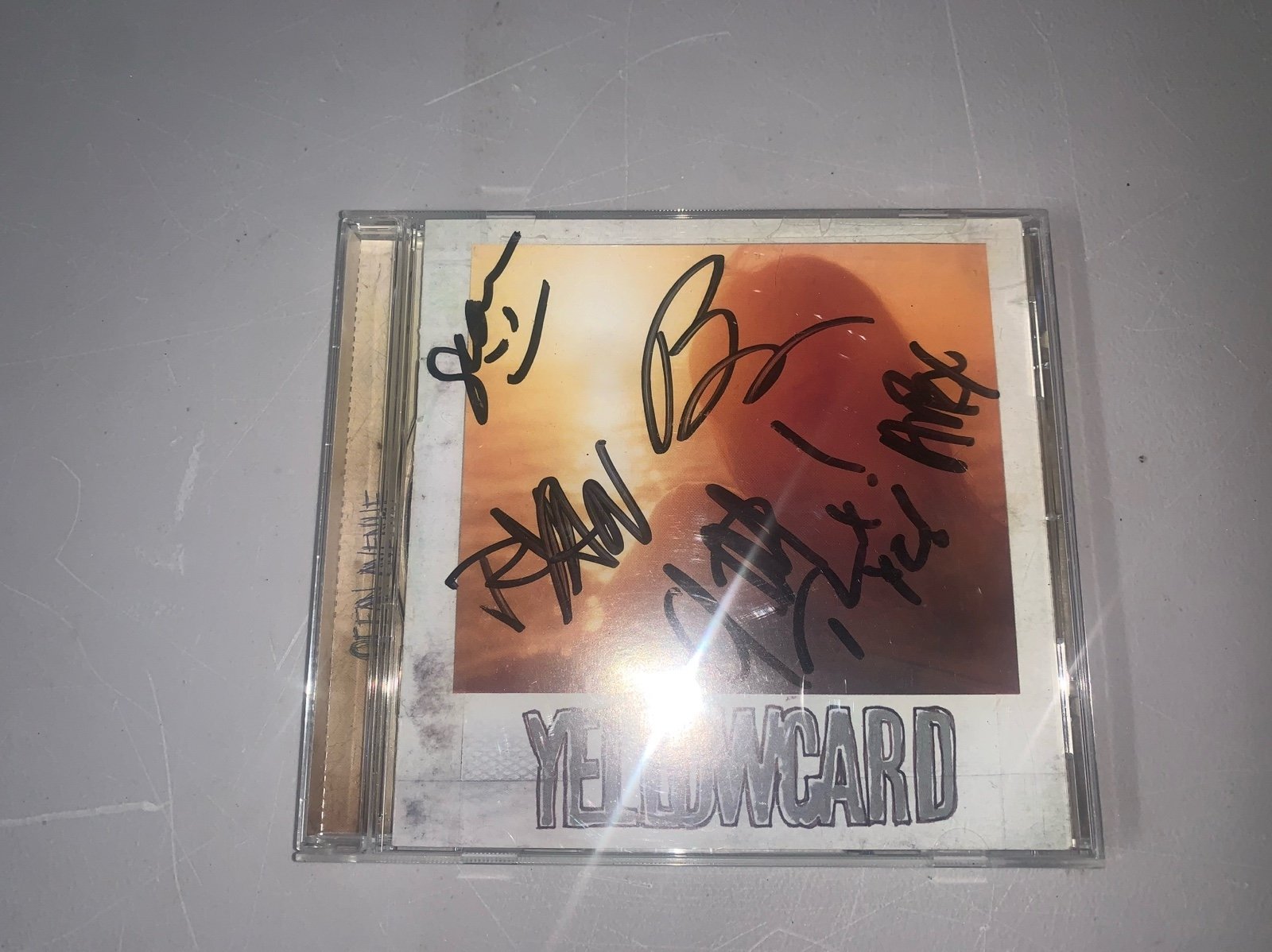 Yellowcard Signed/Autographed Music CD