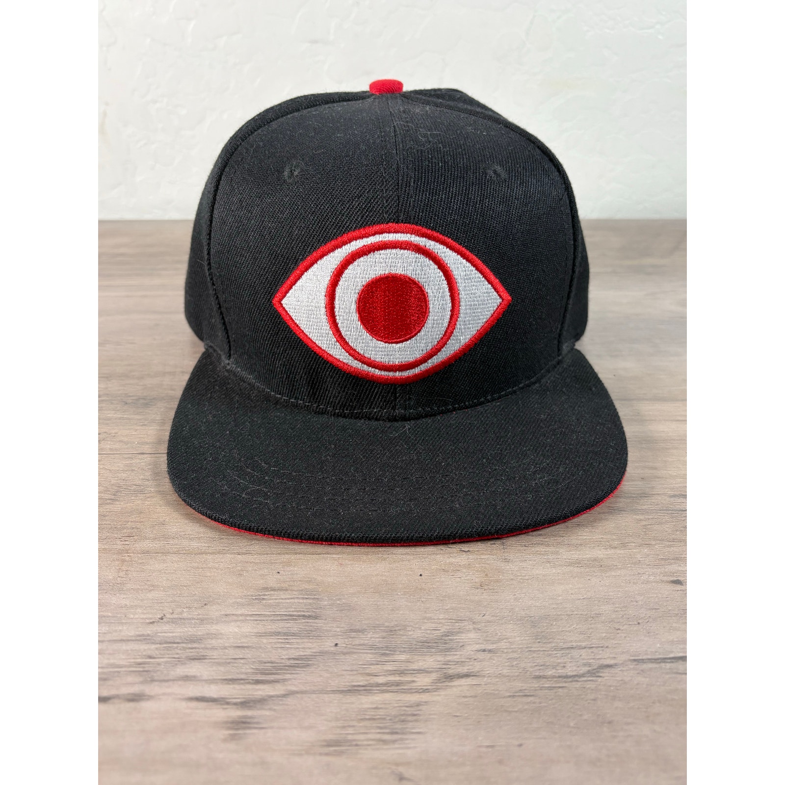 Noragami Japan Japanese Snapback Truck Hat Black Red Vintage EUC