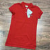 NWT Womens Lacoste Clime Rouge Red Ladies Pique Stretch Polo Shirt Size 34/2