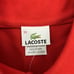 NWT Womens Lacoste Clime Rouge Red Ladies Pique Stretch Polo Shirt Size 34/2