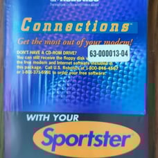 U.S. Robotics 56k Sportster Connections Software, 2nd Edition, New in Packaging