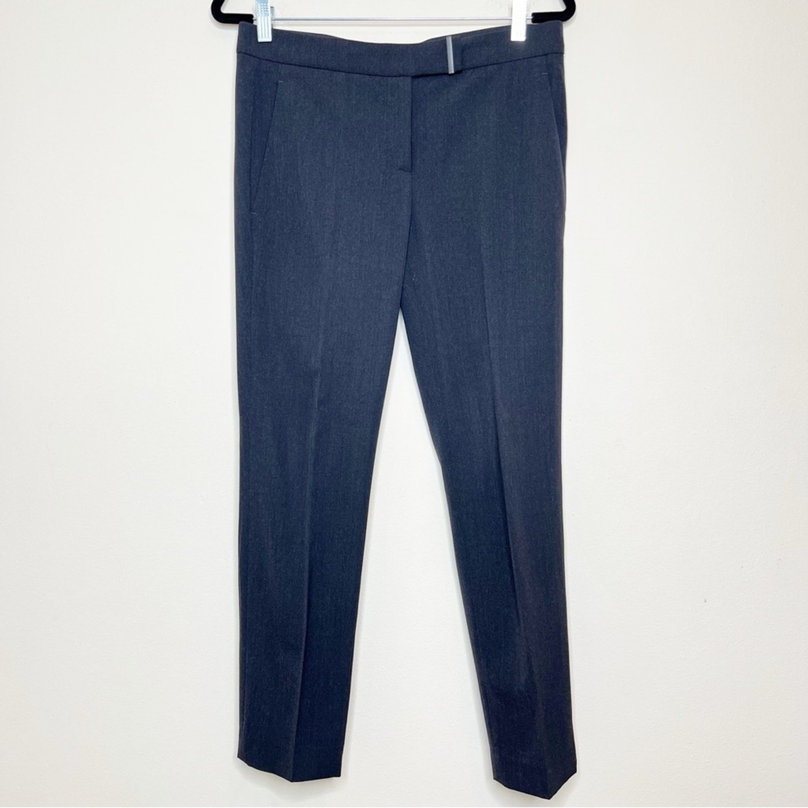 Brunello Cucinelli Grey Straight leg Wool Slacks Size 6