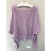 FREE PEOPLE | Best Of You V-Neck Slouchy Sweater in Lavender Purple | Medium