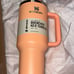 NEW Stanley MELON PEACH Tumbler 40 Oz Target Exclusive OFFICIAL W/ BOX