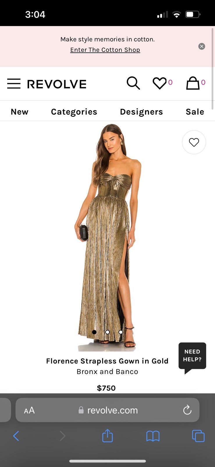 Gold Gown