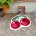 Cherry Cute Bath Mat for Bathroom, Luxury Funky Bathroom Mats Non Slip Carpet