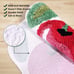 Cherry Cute Bath Mat for Bathroom, Luxury Funky Bathroom Mats Non Slip Carpet