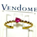 《Excellent Condition》VENDOME Aoyama K18 Ruby
