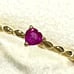 《Excellent Condition》VENDOME Aoyama K18 Ruby