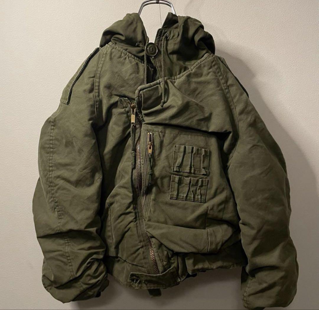 Military jacket, olive green, size 6 LARGE.