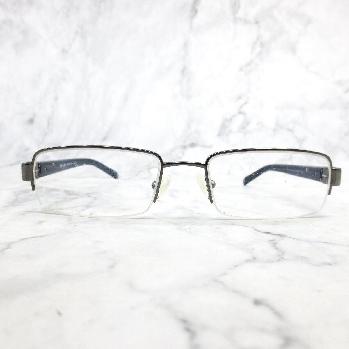 Prada SPS 53M 7AX-5W1 Sunglasses Full Rim Gray Aviator Frames 65-16-130 3P