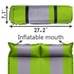 Double 2 person camping Pad mat with built in pillows sleeping pad