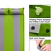 Double 2 person camping Pad mat with built in pillows sleeping pad