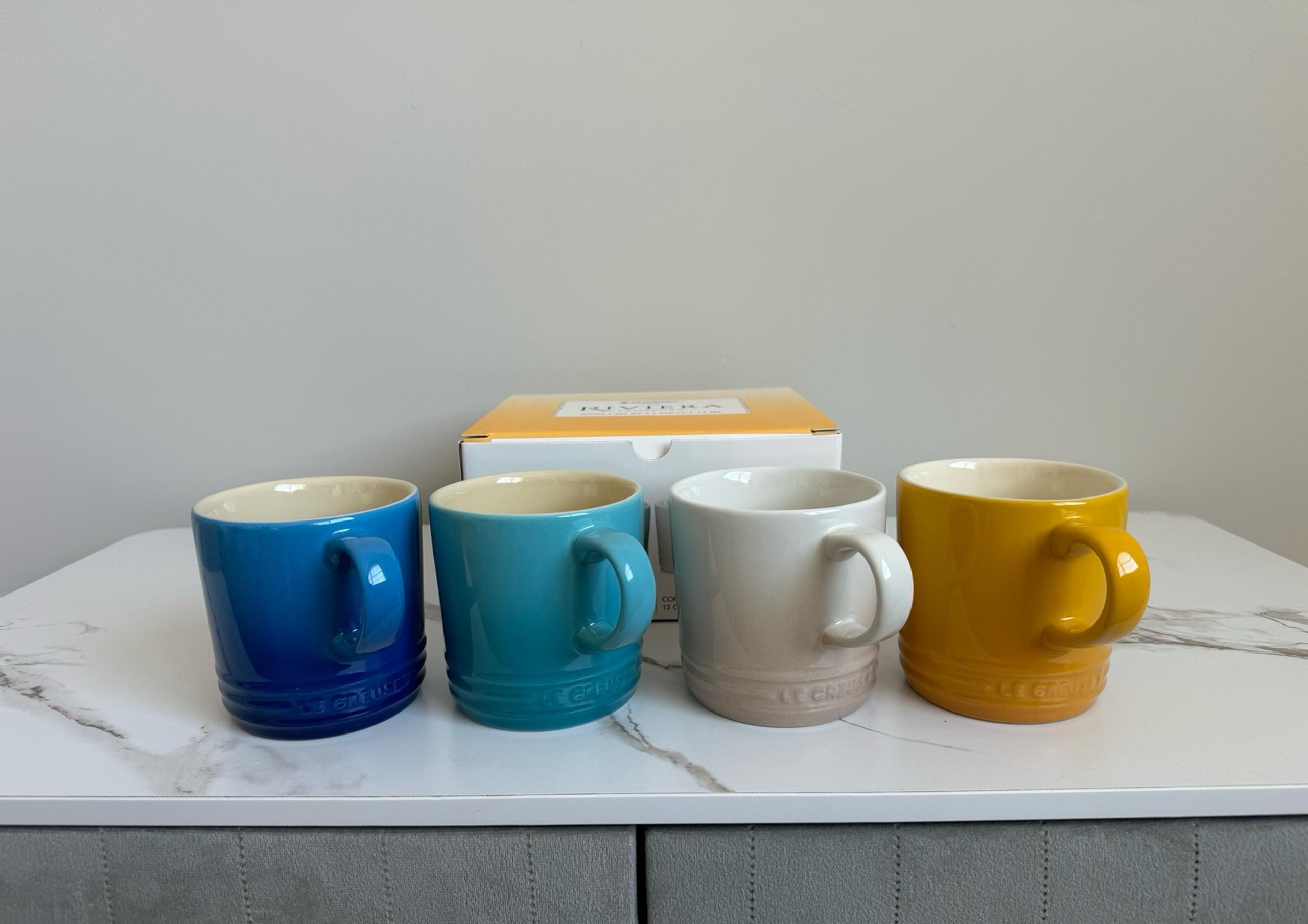 Le Creuset Multicolor Mugs 12oz (350ml), Set of 4