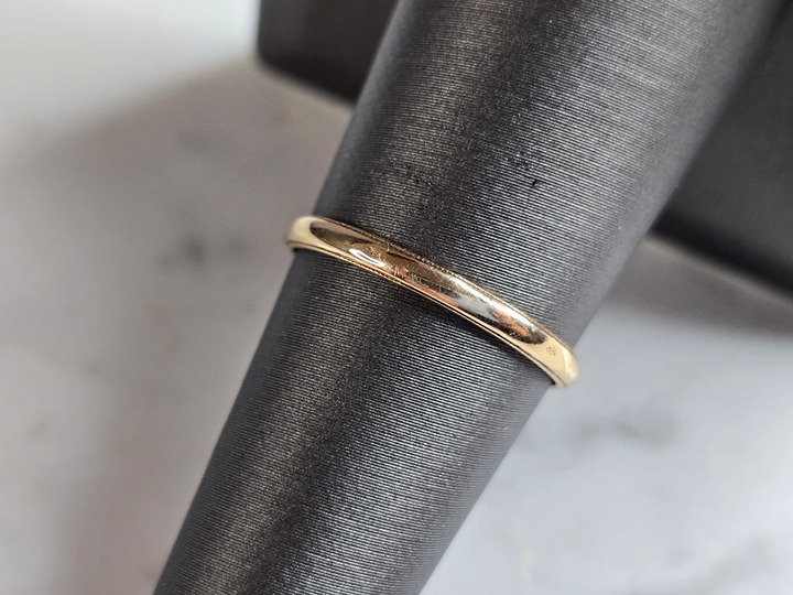 Womens Vintage Estate 14k Yellow Gold Wedding Ring Band, 1.1g E5224