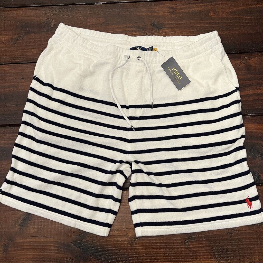 Polo Ralph Lauren Striped Terry Shorts