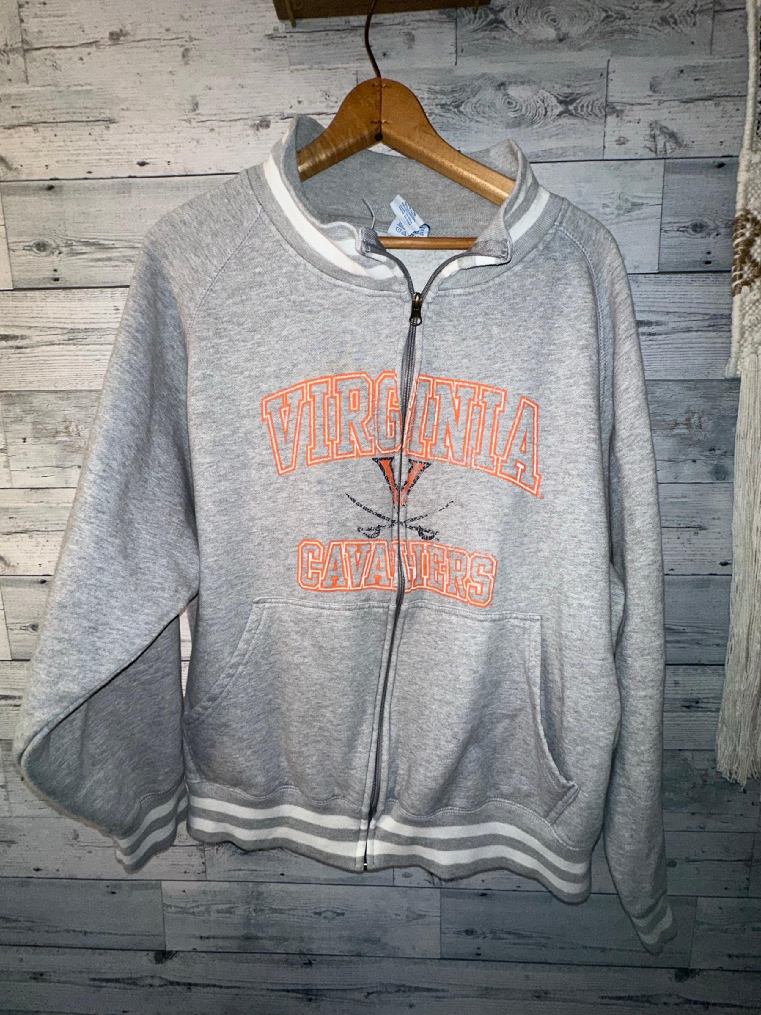 Vintage Full Zip NCAA Men’s Virginia Cavaliers Jacket Size 2XL