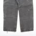 Thrashed Carhartt Double Knee Pants Sun Faded Black Distress Grunge 32 x 28
