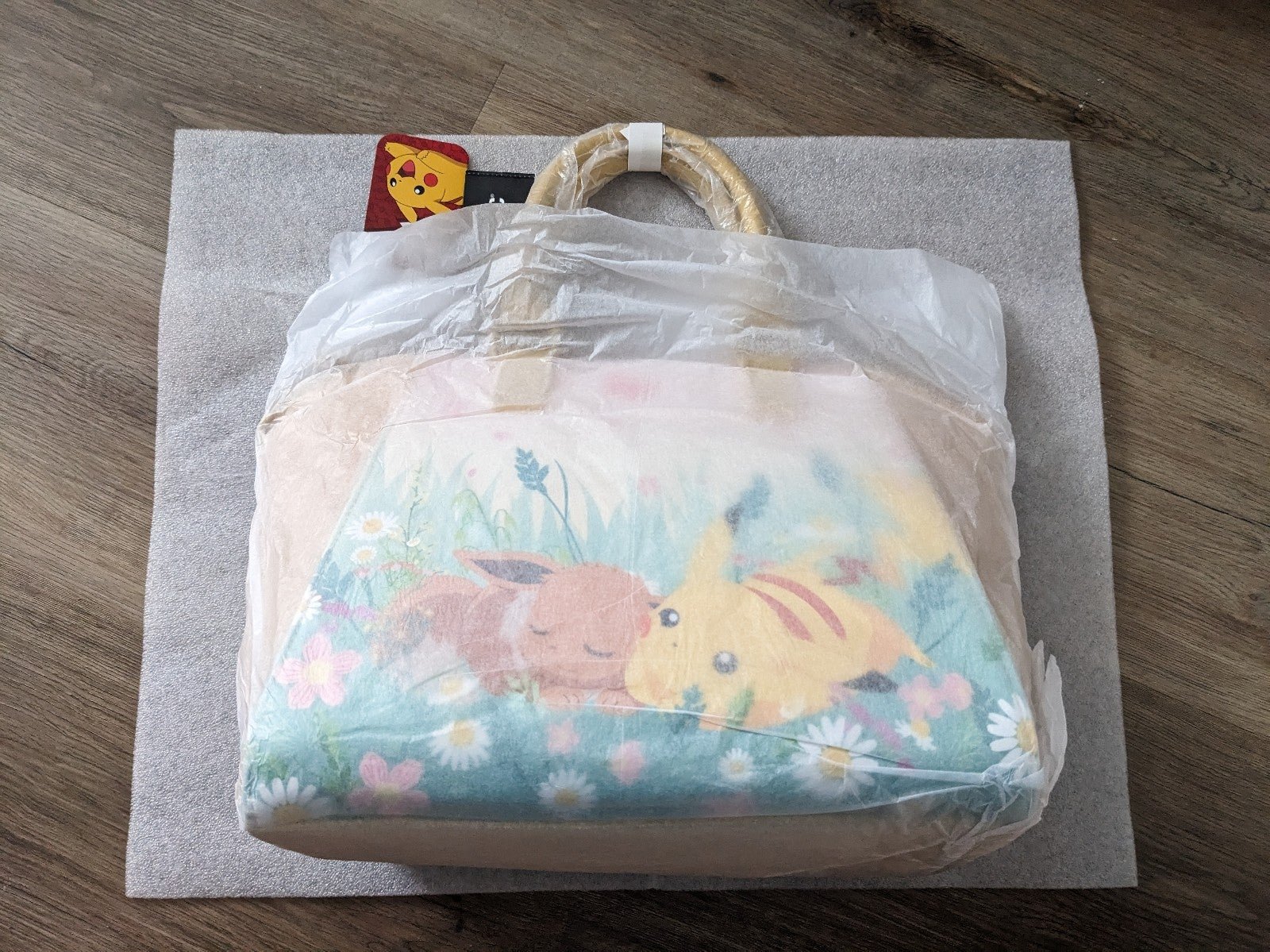 Pokemon Eevee Floral Satchel + Eevee with Pikachu Satchel