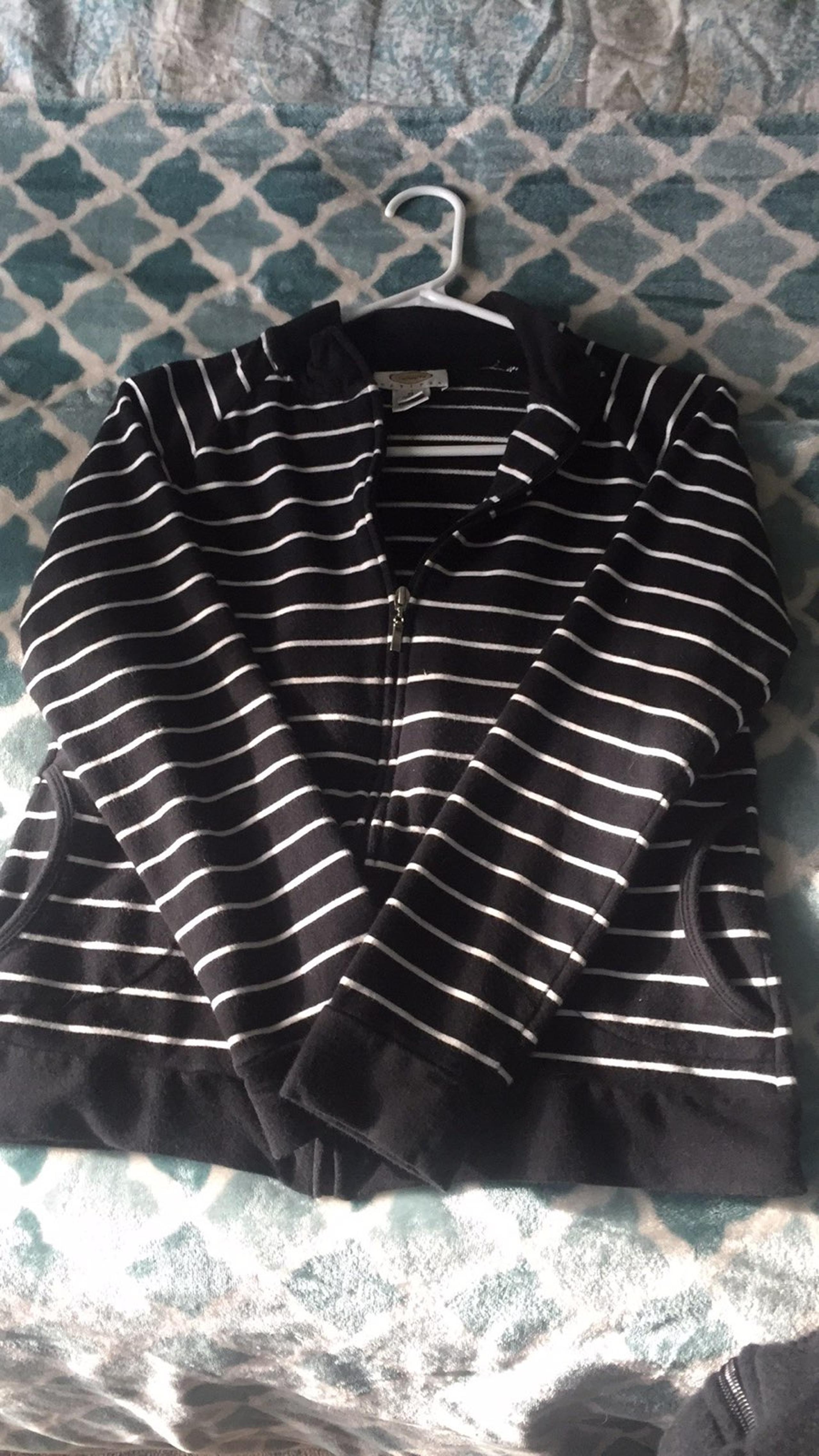 Talbots Petites Medium Zip Sweatshirt