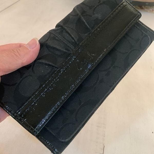 COACH Black Wallet