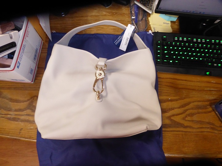 Dooney & Bourke Belvedere Logo Lock Shoulder Bag NWT