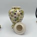 Vintage Wade England # 14 Purple Chintz Thistle Flower 8'' Ginger Lidded Jar