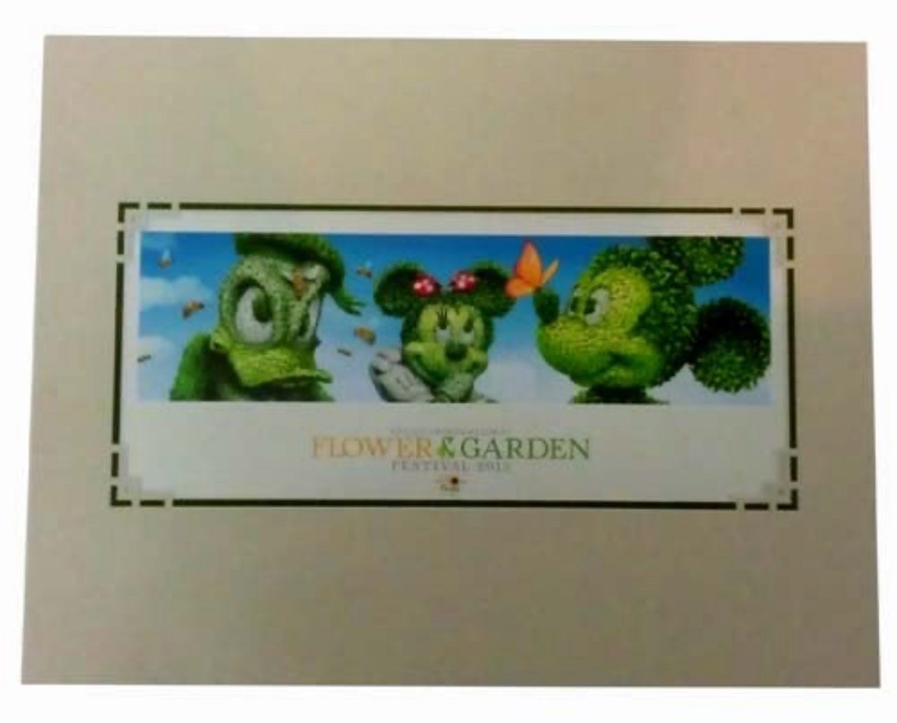 Disney Artist Print - Disney Group - Flower And Garden 2013 - Mickey Minnie Dona