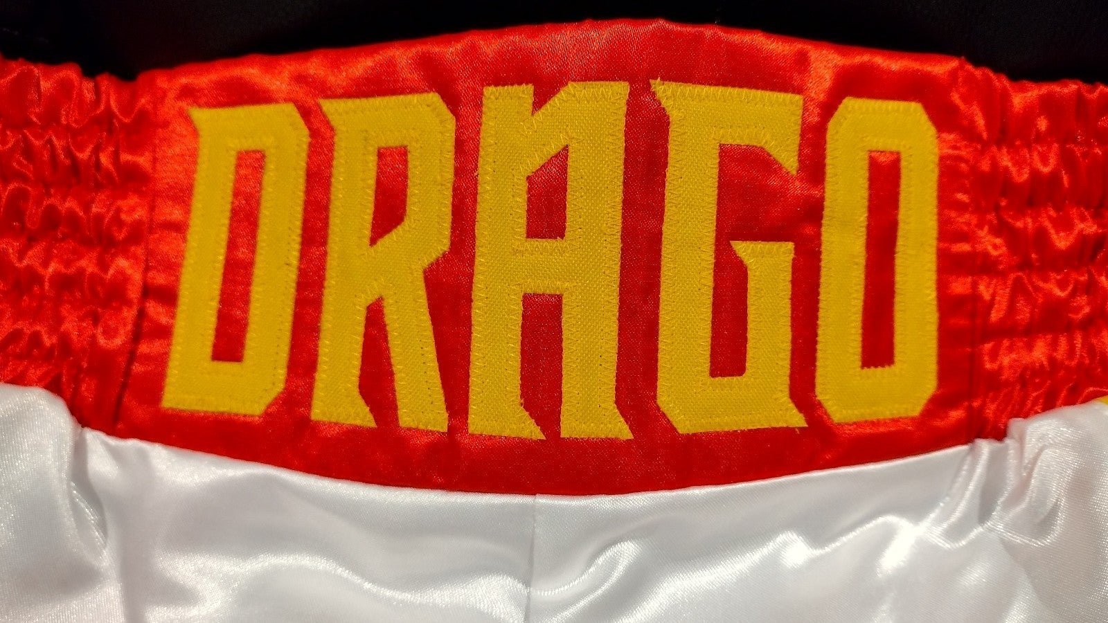 Boxing shorts signed by Drago w/ COA Beckett Rocky Creed