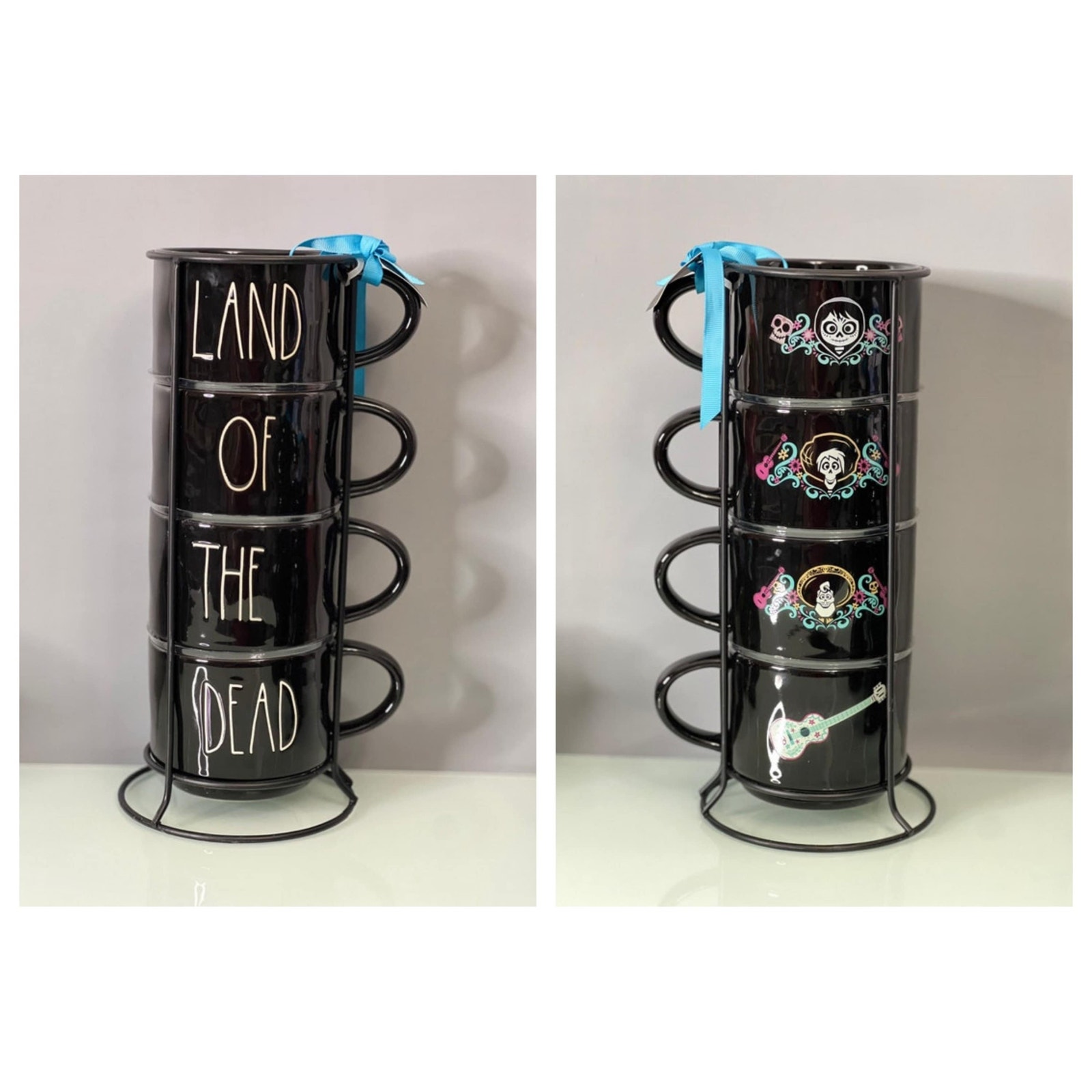 Disney Pixar CoCo Land of the dead Ceramic 4pcs mug set