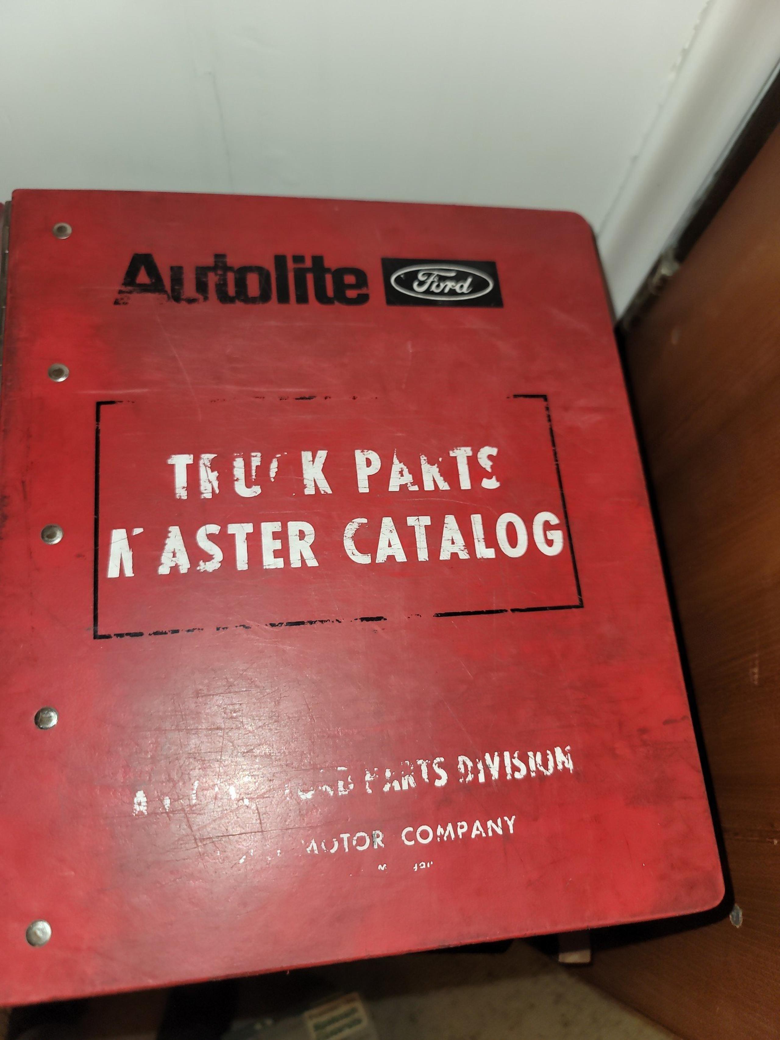 Autolite ford truck parts master catalog 1965 - 1972