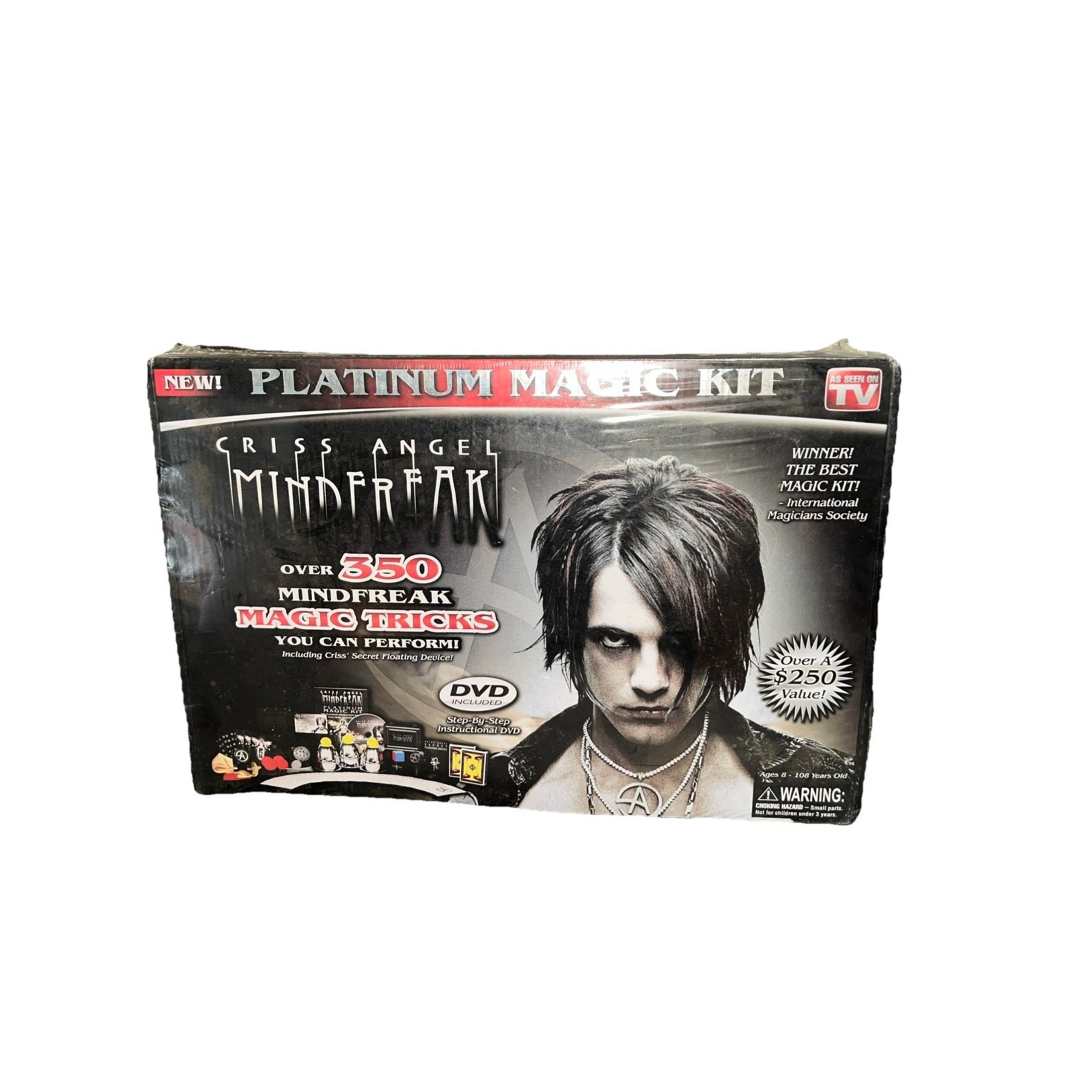 2009 New As Seen On TV Criss Angel Mindfreak Platinum Magic Kit Over 350 Tricks