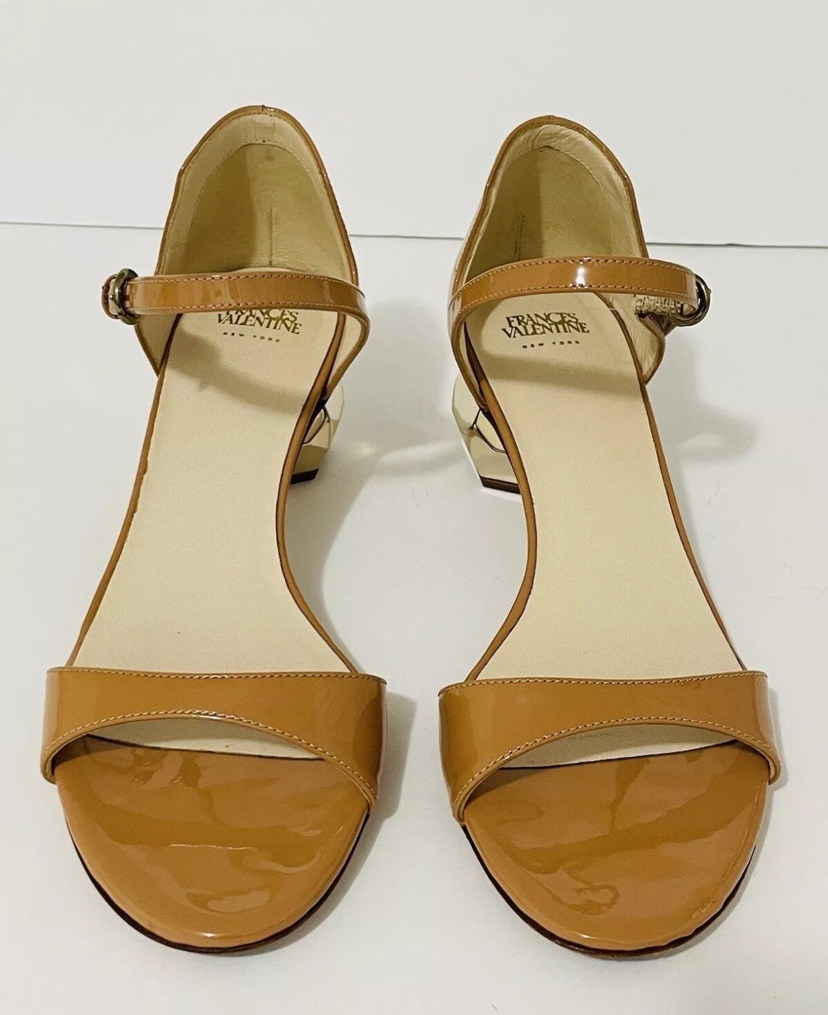 Frances Valentine Women’s Bella Sculpted Mid Heel Sandals