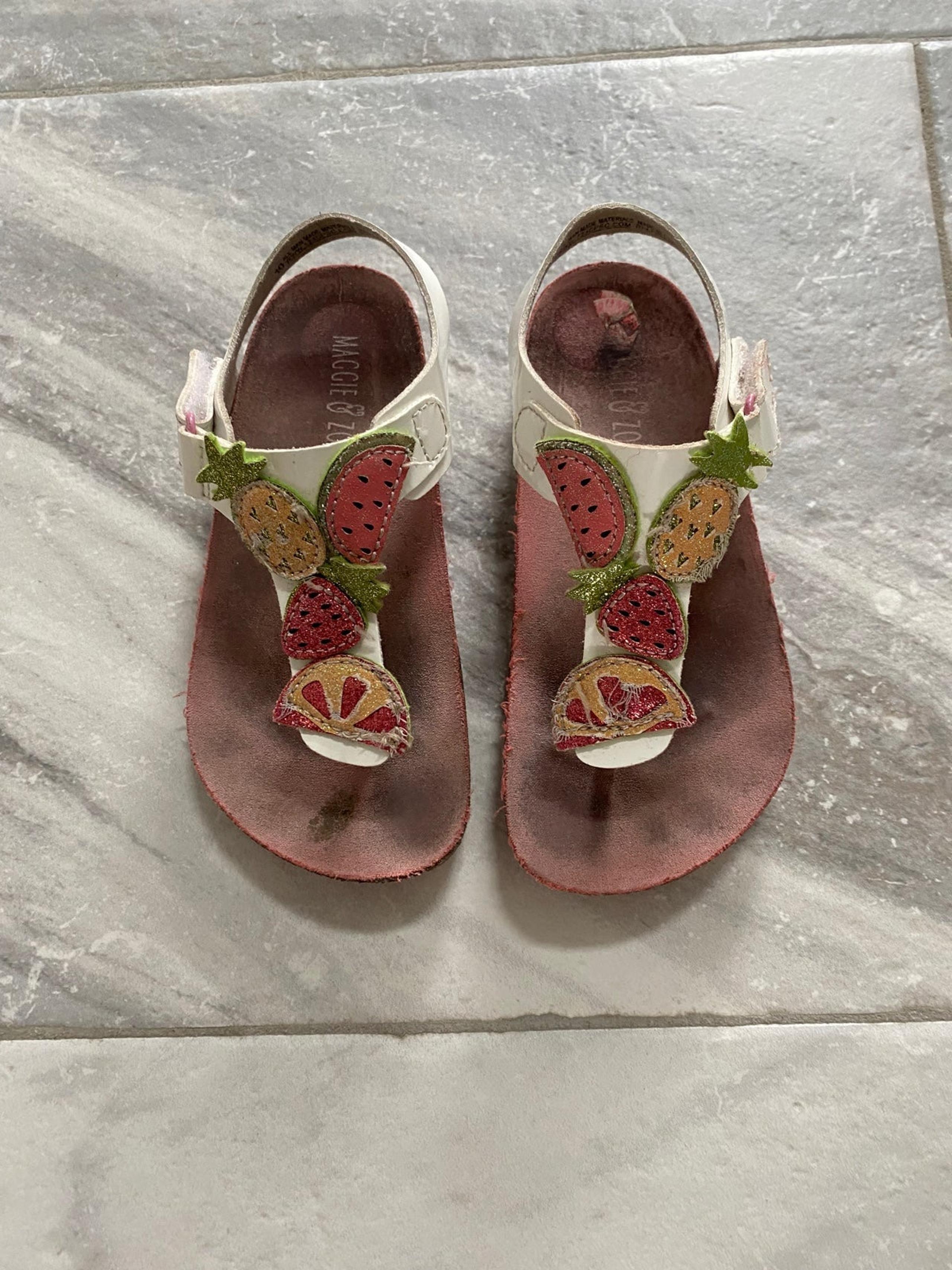 Girls Maggie and Zoe sandals Size 10 toddler girl shoes