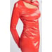 LITA by Ciara Red Faux Leather Dress Medium