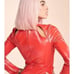LITA by Ciara Red Faux Leather Dress Medium