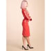 LITA by Ciara Red Faux Leather Dress Medium