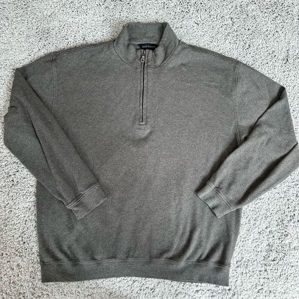Scott Barber Pima Interlock Knit Sweatshirt, Size XL