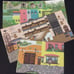 Ghibli museum My Neighbor Totoro 3d Stained glass post card set
