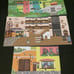 Ghibli museum My Neighbor Totoro 3d Stained glass post card set
