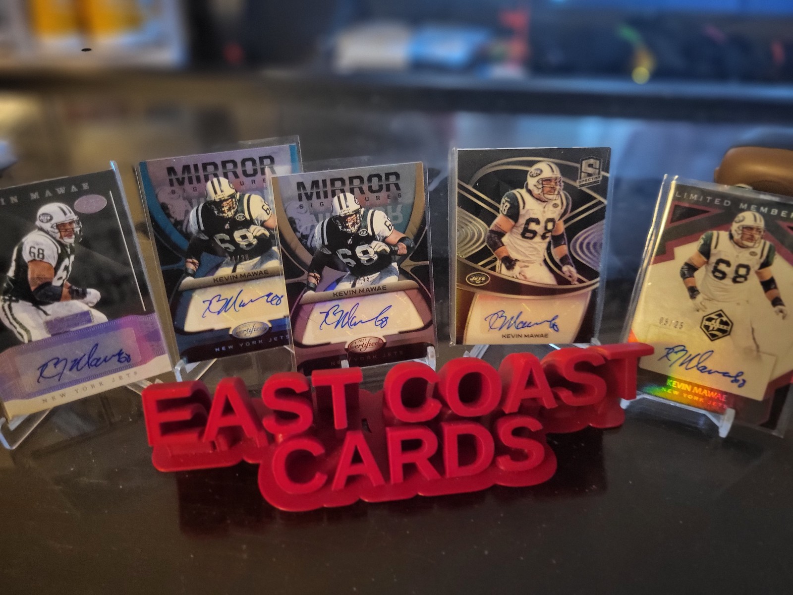 Kevin Mawae autograph lot