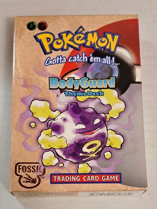 Pokemon Theme Deck Bodyguard Opened Vintage