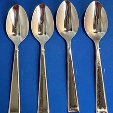 vintage sola switzerland oval soup spoons set Of 4