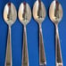 vintage sola switzerland oval soup spoons set Of 4