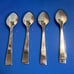 vintage sola switzerland oval soup spoons set Of 4