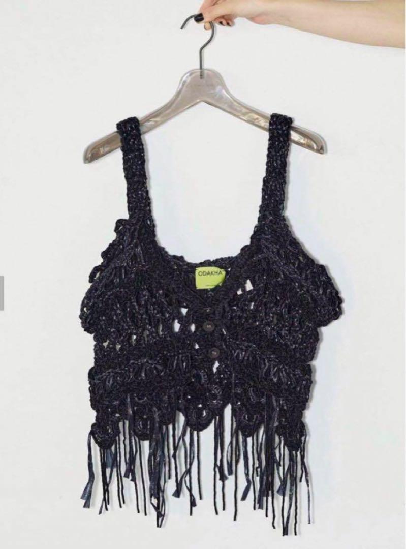 CITYSHOP ODAKHA Original Crochet Bustier: Knit