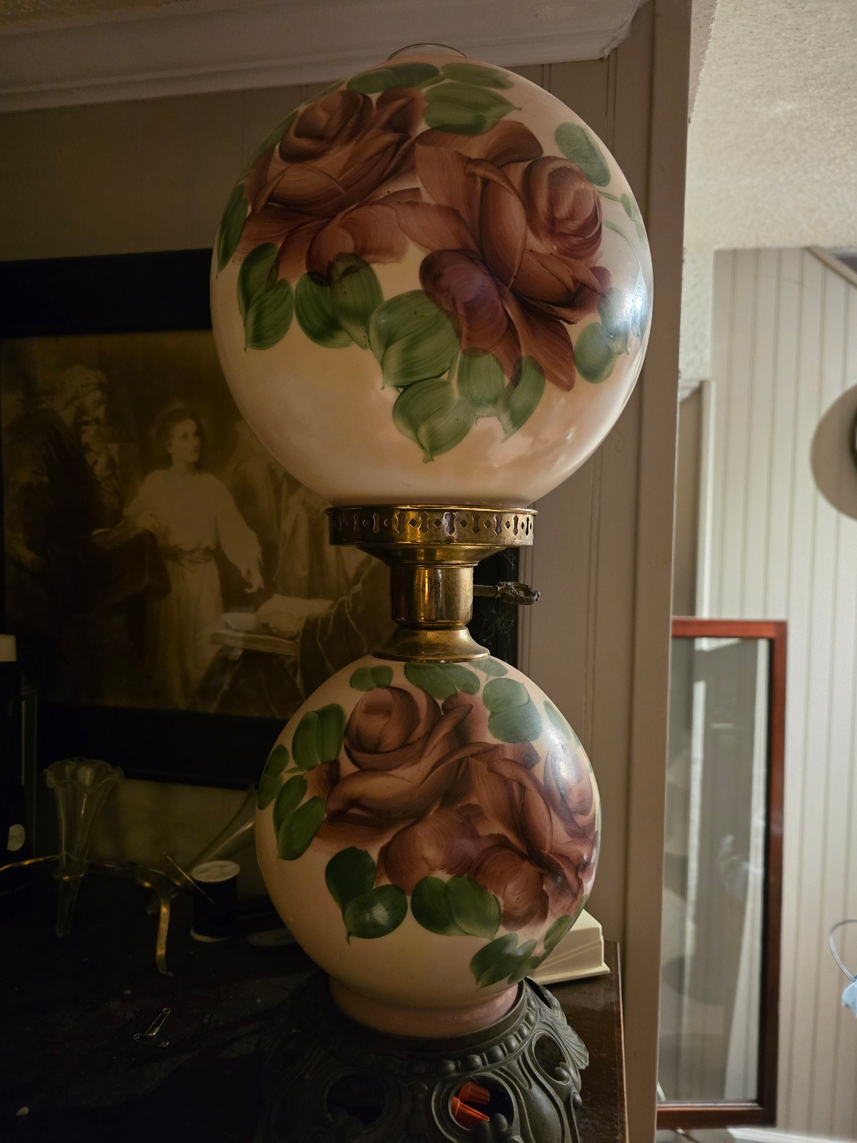 Handpainted Double Globe